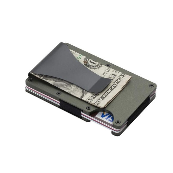 RFID Thin Wallet Credit card / Cash Holder / Color & Finish Variations - Picture 9 of 10